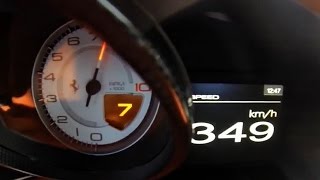 Ferrari F12 Berlinetta Stage 2 Acceleration amp Top Speed Test [upl. by Silver]