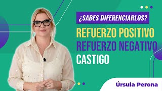 Aprende a diferencias refuerzo positivo refuerzo negativo y castigo [upl. by Ralyat]