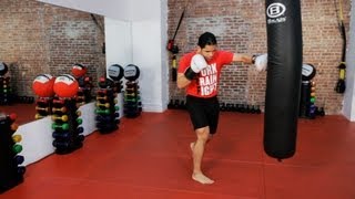 How to Do a Jab Cross  Kickboxing Lessons [upl. by Muhcan]