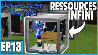 TOUT PLEIN DE RESSOURCES   Minecraft Moddé  Journey Across The Void  Ep 13 [upl. by Atnek]