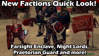 New Factions Dawn of War Unification Quick Look [upl. by Cristiano]