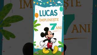 Invitatie video aniversare baiat [upl. by Richmond498]