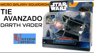 TIE Fighter DARTH VADER MICRO GALAXY SQUADRON Star Wars en Español [upl. by Hollerman]