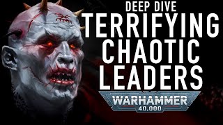 Terrifying Chaos Space Marine Champions and Leaders Deep Dive warhammer40k wh40k [upl. by Ly426]