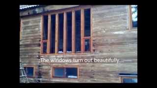 Restoration of Cedar Siding amp Custom Wood Windows [upl. by Aokek]