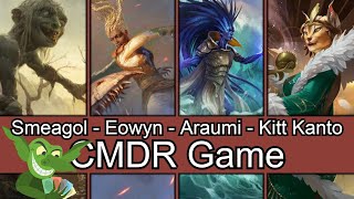 Smeagol vs Eowyn vs Araumi vs Kitt Kanto EDH  CMDR game [upl. by Leugimsiul]