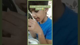 I love chocolate ice cream 🍨🍦funny shorts viral [upl. by Leahcimauhsoj310]