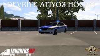 ets2mp polis aracıyla devriye atıyoz hocam [upl. by Ryhpez536]