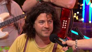 The Mary Wallopers  Interview  Glastonbury 2023 [upl. by Meldon]