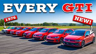 VW Golf GTI Generations DRAG RACE [upl. by Assirt]