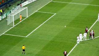 MilanReal Madrid 11 Ronaldinho penalty [upl. by Sergo]