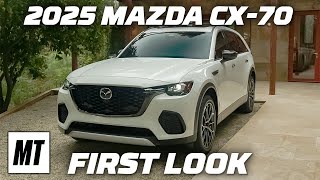 Mazda CX70 First Look  MotorTrend [upl. by Buford]