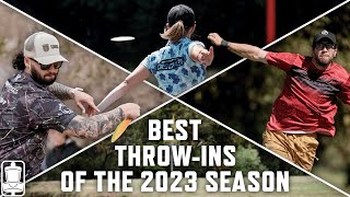 The BEST Disc Golf ThrowIns of 2023  Disc Golf Pro Tour Highlights [upl. by Burgener]