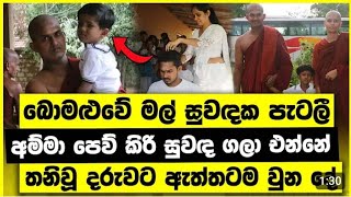 මව්පියන් මහණ වී තනි වූ දරුවාට ඇත්තටම සිදු වූ දේ Gosinga wana arana [upl. by Nawuq]