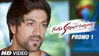 Santhu Straight Forward Promo1  Yash Radhika Pandit  V Harikrishna  Mahesh Rao [upl. by Onailimixam829]