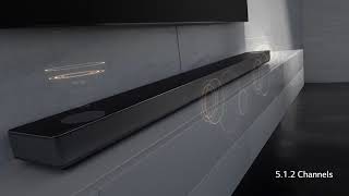 LG SY10Y 512 ch High Res Audio Sound Bar with Meridian Technology amp Dolby Atmos® [upl. by Nageet]