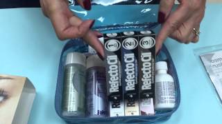 Whats In The Refectocil Professional Tint Starter Kit [upl. by Amilb]