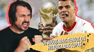 OS JOGOS MAIS TENSOS DA HISTÓRIA DAS COPAS  VOGALIZANDO A HISTÓRIA [upl. by Anertal]