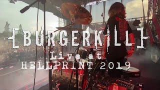 BURGERKILL Live Full Set at HELLPRINT 2019 drum cam [upl. by Baldridge]