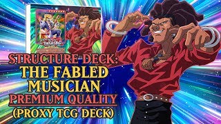 Structure Deck Johnny Steps  The Fabled Musician Premium Quality  Proxy  Orica TCG Deck [upl. by Aciraa929]