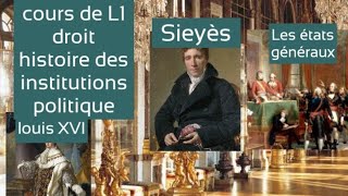 COURS L1 DROIT HISTOIRE DES INSTITUTIONS POLITIQUES [upl. by Crofton596]