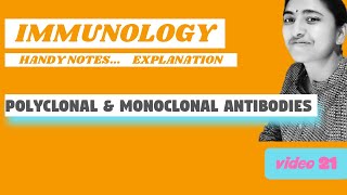 IMMUNOLOGY II POLYCLONAL Vs MONOCLONAL ANTIBODIES HYBRIDOMA TECHNOLOGY [upl. by Resa373]