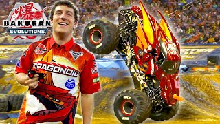 Dragonoid Monster Truck Driver Shows How To Backflip Bakuganstyle 🔥 Monster Jam Toys [upl. by Capp]