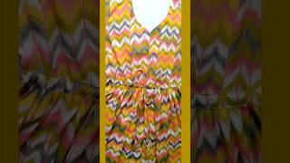 প্রিন্টের গজ কাপড়ের নায়রা ডিজাইন 🥰goj kaporer design  dress design shorts feed 🧡 [upl. by Ramedlav316]