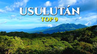 Los 9 LUGARES TURISTICOS mas VISITADOS en USULUTAN El Salvador [upl. by Frere]