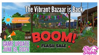 ✨SSO  The Vibrant Bazaar is Back  Horse Discounts  Horse Retirement [upl. by Yrocal]