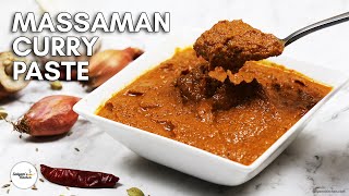 🇹🇭 Massaman Curry Paste  Massaman Curry Paste Recipe  Thai Massaman Curry Paste [upl. by Adehsar]