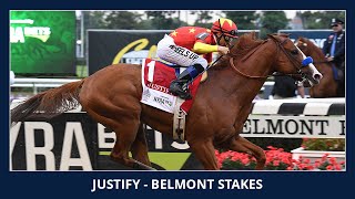 Justify wins the Triple Crown  2018 Belmont Stakes G1 [upl. by Jarietta]