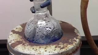 Distillation separation of acetone and water through fractional and simple distillation [upl. by Gnay]