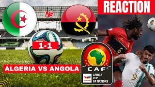 Algeria vs Angola 11 Live Stream Africa Cup of Nations AFCON Football Match Score Highlights Direct [upl. by Halimeda]