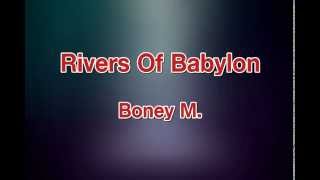 Rivers Of Babylon  Boney M karaoke [upl. by Elleirua]