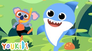 Baby Shark Song  YouKids Songs for Children [upl. by Say185]