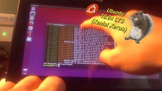 Ubuntu 1604 on Chuwi VI10 Testing touch screen [upl. by Rosemary955]