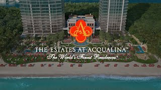 Outdoor Amenities The Estates at Acqualina Miami Residence Realty [upl. by Akiemahs104]