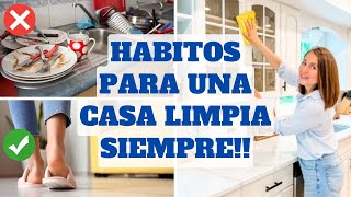 REGLAS PARA UNA CASA LIMPIA TODO EL TIEMPO  Tips de Experta en Limpieza y Organización [upl. by Nims201]