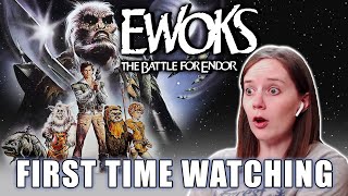 FIRST TIME WATCHING  The Battle For Endor 1985  Movie Reaction  Vintage Star Wars Ewoks Action [upl. by Bear836]