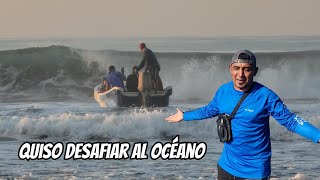 SALVADOREÑO 503 quiso desafiar al Océano con Rescate y Pesca [upl. by Ecinert288]