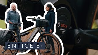 ENTICE 5 PLUS ► The crossy trekking ebike with 170 kg total weight from KALKHOFF [upl. by Enasus917]