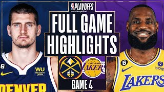 1 NUGGETS at 7 LAKERS  FULL GAME 4 HIGHLIGHTS  May 22 2023 [upl. by Necyrb]