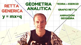 GEOMETRIA ANALITICA  RETTA GENERICA [upl. by Garbe]