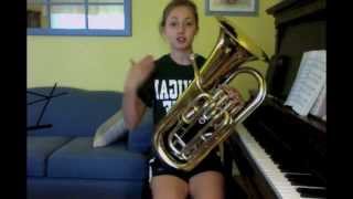 How to Play the Baritone Euphonium [upl. by Nesrac]