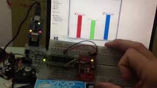 3Axis Accelerometer Raw data visualizer [upl. by Crawford]