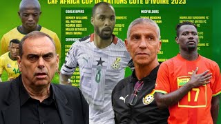 AFCON 2024 Ghana Zambia South Africa Provisional Squad Released [upl. by Arielle]