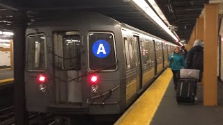 ᴴᴰ MTA Subway Far RockawayMott Avenue Bound R68A A Train 145th Street [upl. by Montgomery571]