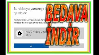 HEVC Video Uzantıları codec h265 yükle çözüldü [upl. by Anilatak]