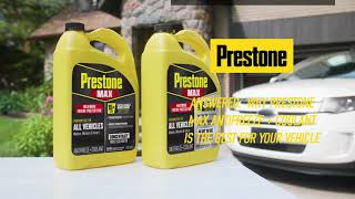 Prestone® MAX All Vehicles AntifreezeCoolant  Maximum Engine Protection [upl. by Carhart]